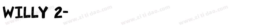WILLY 2字体转换